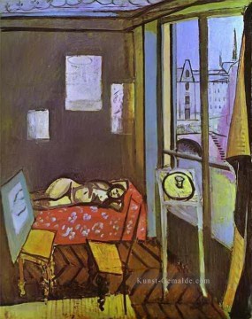 Matisse Werke - Studio Quay of SaintMichel 1916 abstrakter Fauvismus Henri Matisse